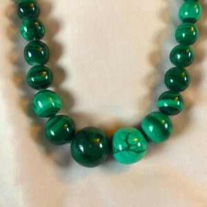 Jade Green Beaded Necklace